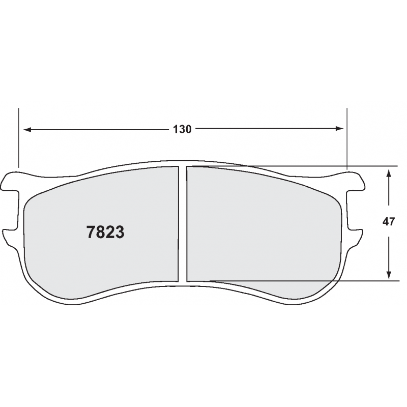 Sprint / medium distance compound with good bite. Race brake pads - BMW / Ferrari / Ginetta
Panoz / Porsche
PFC ZR22 caliper pad
